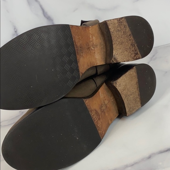 COLE HAAN Nike Air Leora distress moto boots sz 8 - Picture 7 of 9